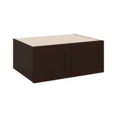 J&K Java Coffee S1 Refrigerator Wall Cabinet - 36" W x 15" H x 27" D