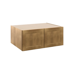 J&K Butterscotch B8 Refrigerator Wall Cabinet - 36" W x 15" H x 27" D