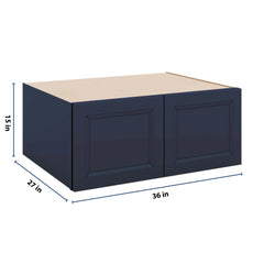 J&K Naval B7 Refrigerator Wall Cabinet - 36" W x 15" H x 27" D