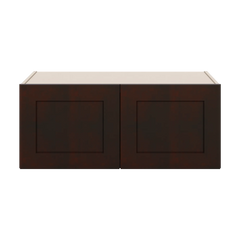J&K Java Coffee S1 Refrigerator Wall Cabinet - 36" W x 15" H x 27" D
