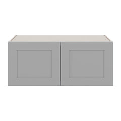 J&K Castle Grey S5 Refrigerator Wall Cabinet - 36" W x 15" H x 27" D