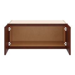 J&K Mahogany J5 Refrigerator Wall Cabinet - 36" W x 15" H x 27" D