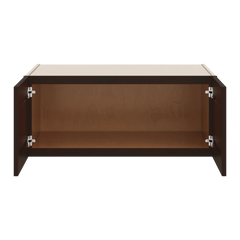 J&K Java Coffee S1 Refrigerator Wall Cabinet - 36" W x 15" H x 27" D