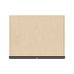 J&K Espresso K8 Refrigerator Wall Cabinet - 36" W x 15" H x 27" D