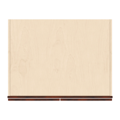 J&K Mahogany J5 Refrigerator Wall Cabinet - 36" W x 15" H x 27" D
