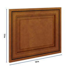 J&K Mocha Glazed K10 Dummy Door Panel 18" W x 15" H