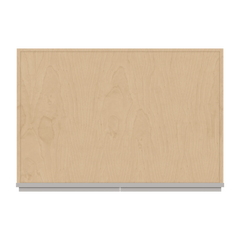 CNC Luxor Misty Grey 36" W X 15" H X 24" D Double Door Wall Cabinet