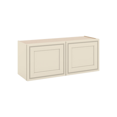 J&K Pearl Glazed H9 Double Door Wall Cabinet - 36" W x 15" H