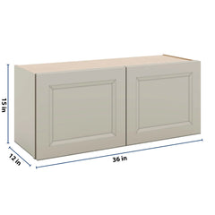 J&K Pebble B6 Double Door Wall Cabinet - 36" W x 15" H