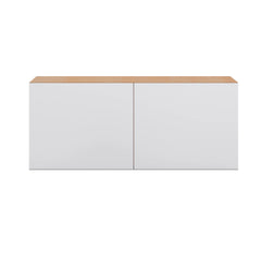 Modernform Cabinet Matte White 36" W X 15" H X 12" D Double Door Wall Cabinet