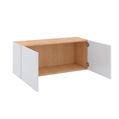 Modernform Cabinet Gloss White 36" W X 15" H X 12" D Double Door Wall Cabinet