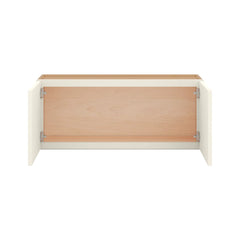 Modernform Cabinet Slim Dove White 36" W X 15" H X 12" D Double Door Wall Cabinet