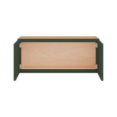 Modernform Cabinet Slim Sage Green 36" W X 15" H X 12" D Double Door Wall Cabinet