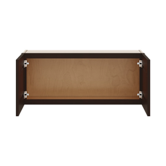 J&K Java Coffee S1 Double Door Wall Cabinet - 36" W x 15" H