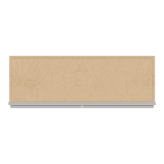 CNC Luxor Misty Grey 36" W X 15" H Double Door Wall Cabinet