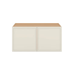 Modernform Cabinet Slim Dove White 36" W X 18" H X 24" D Double Door Wall Cabinet