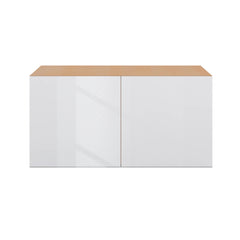Modernform Cabinet Gloss White 36" W X 18" H X 24" D Double Door Wall Cabinet