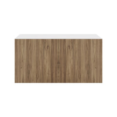 Modernform Cabinet Walnut 36" W X 18" H X 24" D Double Door Wall Cabinet