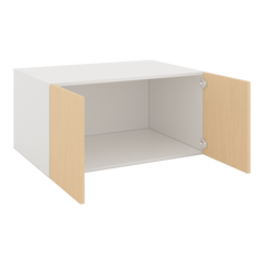 Modernform Cabinet Natural Oak 36" W X 18" H X 24" D Double Door Wall Cabinet