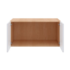 Modernform Cabinet Gloss White 36" W X 18" H X 24" D Double Door Wall Cabinet