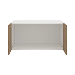 Modernform Cabinet Walnut 36" W X 18" H X 24" D Double Door Wall Cabinet