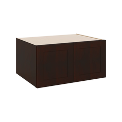 J&K Java Coffee S1 Refrigerator Wall Cabinet - 36" W x 18" H x 27" D