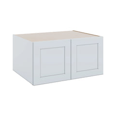 J&K White Shaker S8 Refrigerator Wall Cabinet - 36" W x 18" H x 27" D