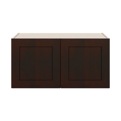 J&K Java Coffee S1 Refrigerator Wall Cabinet - 36" W x 18" H x 27" D