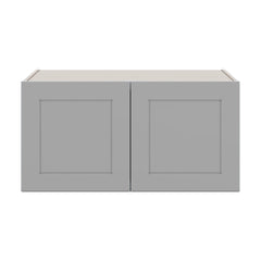 J&K Castle Grey S5 Refrigerator Wall Cabinet - 36" W x 18" H x 27" D