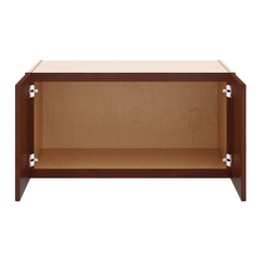 J&K Mahogany J5 Refrigerator Wall Cabinet - 36" W x 18" H x 27" D