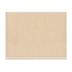 J&K Pearl Glazed H9 Refrigerator Wall Cabinet - 36" W x 18" H x 27" D