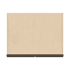 J&K Espresso K8 Refrigerator Wall Cabinet - 36" W x 18" H x 27" D