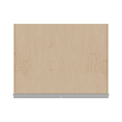 J&K Castle Grey S5 Refrigerator Wall Cabinet - 36" W x 18" H x 27" D