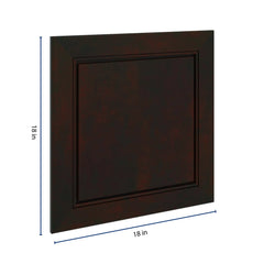 J&K Espresso K8 Dummy Door Panel 18" W x 18" H