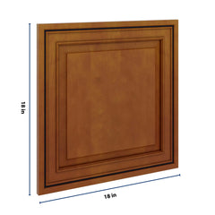 J&K Mocha Glazed K10 Dummy Door Panel 18" W x 18" H