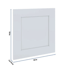 J&K White Shaker S8 Dummy Door Panel 18" W x 18" H