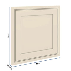 J&K Pearl Glazed H9 Dummy Door Panel 18" W x 18" H