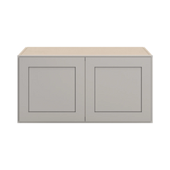CNC Luxor 5-Piece Misty Grey 36" W X 18" H X 24" D Double Door Wall Cabinet