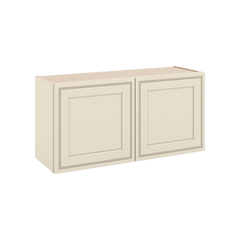 J&K Pearl Glazed H9 Double Door Wall Cabinet - 36" W x 18" H