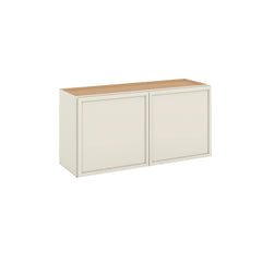 Modernform Cabinet Slim Dove White 36" W X 18" H X 12" D Double Door Wall Cabinet