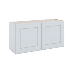 J&K White Shaker S8 Double Door Wall Cabinet - 36" W x 18" H