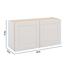 J&K Pure B5 Double Door Wall Cabinet - 36" W x 18" H