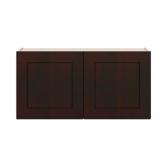 J&K Java Coffee S1 Double Door Wall Cabinet - 36" W x 18" H