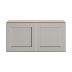 CNC Luxor 5-Piece Misty Grey 36" W X 18" H Double Door Wall Cabinet