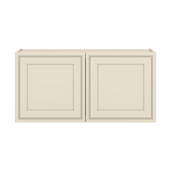 J&K Pearl Glazed H9 Double Door Wall Cabinet - 36" W x 18" H