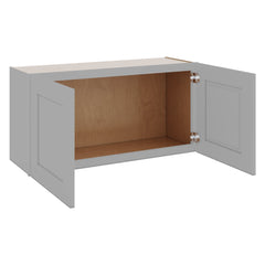 J&K Castle Grey S5 Double Door Wall Cabinet - 36" W x 18" H