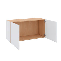 Modernform Cabinet Matte White 36" W X 18" H X 12" D Double Door Wall Cabinet