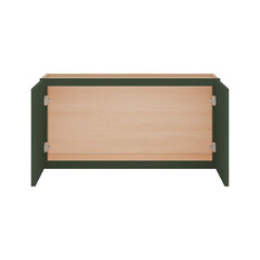 Modernform Cabinet Slim Sage Green 36" W X 18" H X 12" D Double Door Wall Cabinet