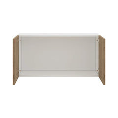 Modernform Cabinet Walnut 36" W X 18" H X 12" D Double Door Wall Cabinet