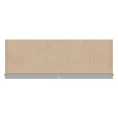 J&K Castle Grey S5 Double Door Wall Cabinet - 36" W x 18" H